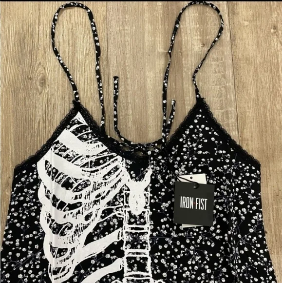 NWT Iron Fist Death Breath Slip Dress M - Picture 7 of 8